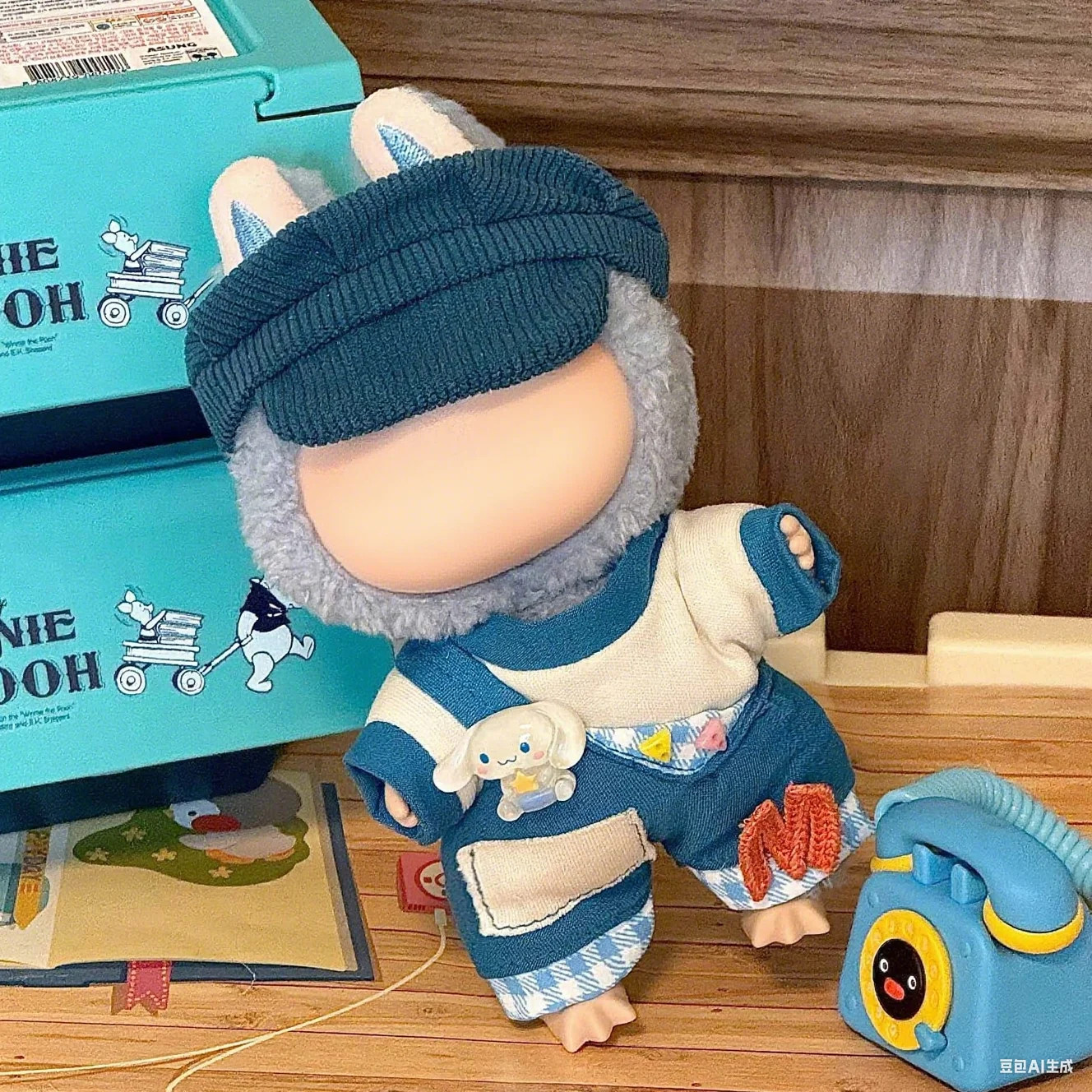 Doll Clothes for 17cm Labubu Doll Outfits Designer Luxury Hat Little Navigator Clothes Plush Toy Clothe Labubu Doll Accessories
Doll Clothes for 17cm Labubu Doll Outfits Designer Luxury Hat Little Navigator Clothes Plush Toy Clothe Labubu Doll Accessories
