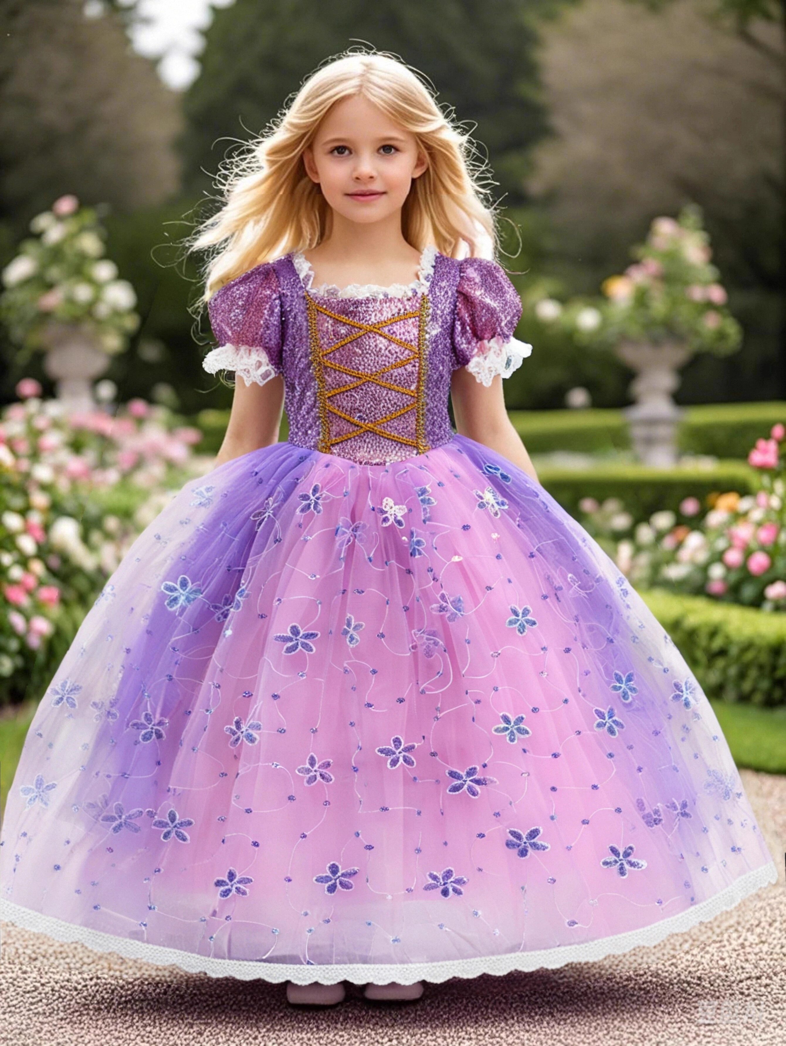 Purple Princess Dress For Girls Fashion Luxury Birthday Party Ball Gown 2025 Girl's Fancy Cosplay Carnival Clothing 2-10Y
Purple Princess Dress For Girls Fashion Luxury Birthday Party Ball Gown 2025 Girl's Fancy Cosplay Carnival Clothing 2-10Y