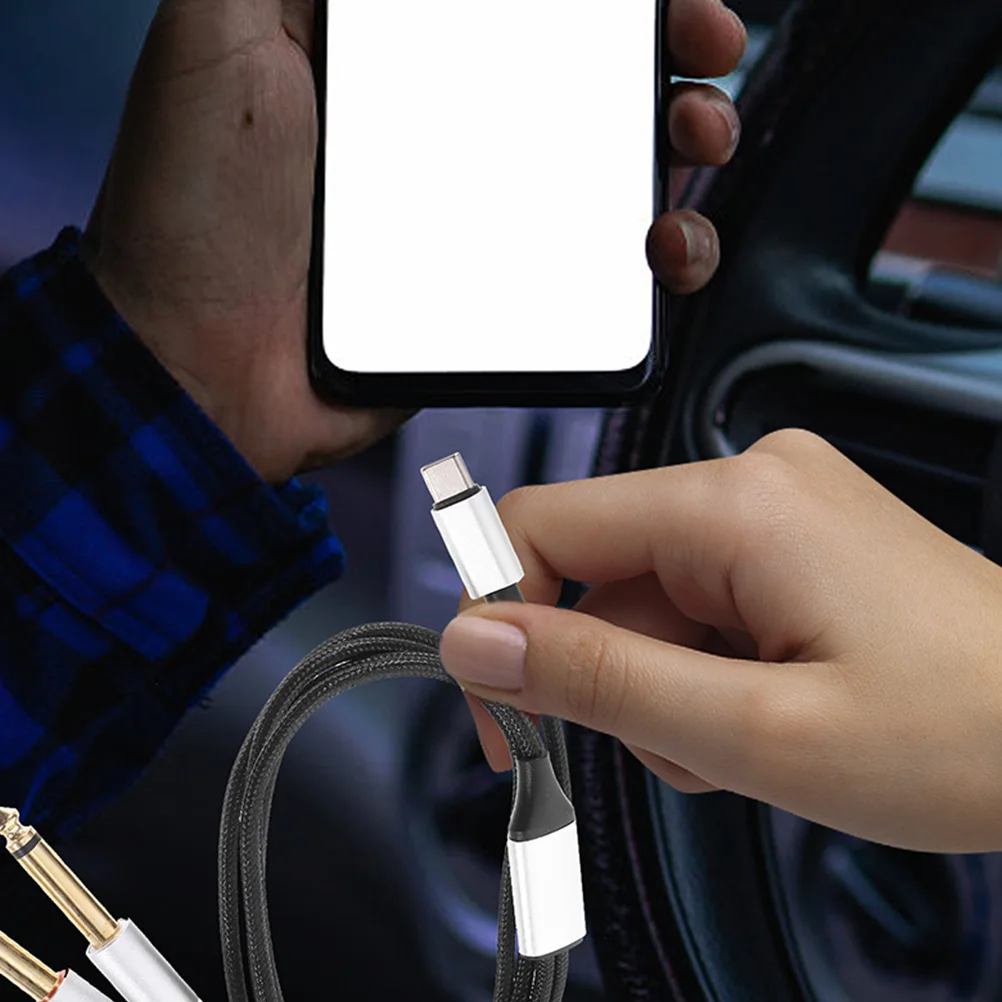 2Pcs Usb C To 14 Audio Splitter Cable Typec To Double 635mm Audio Converter For Laptops Tablets Speakers
2Pcs Usb C To 14 Audio Splitter Cable Typec To Double 635mm Audio Converter For Laptops Tablets Speakers