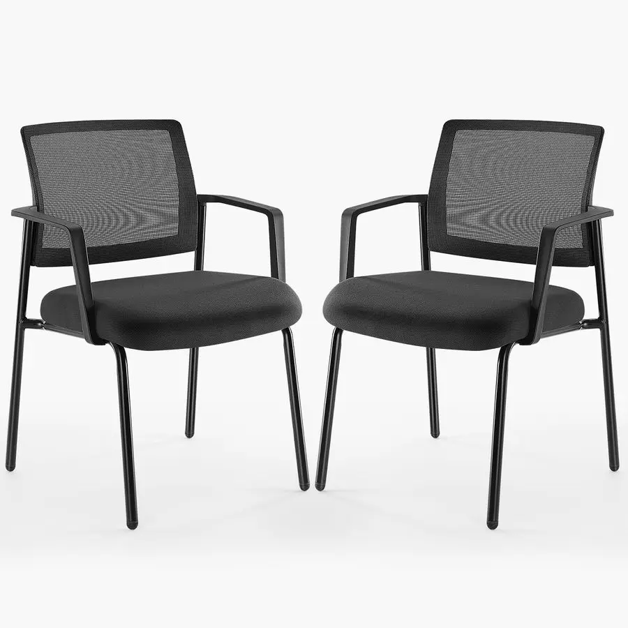 Черные штабелируемые кресла с сетчатой спинкой и мягкой тканью, прочный металлический каркас, простота в хранении и использовании, идеально подходят для использования в помещении
Черные штабелируемые кресла с сетчатой спинкой и мягкой тканью, прочный металлический каркас, простота в хранении и использовании, идеально подходят для использования в помещении