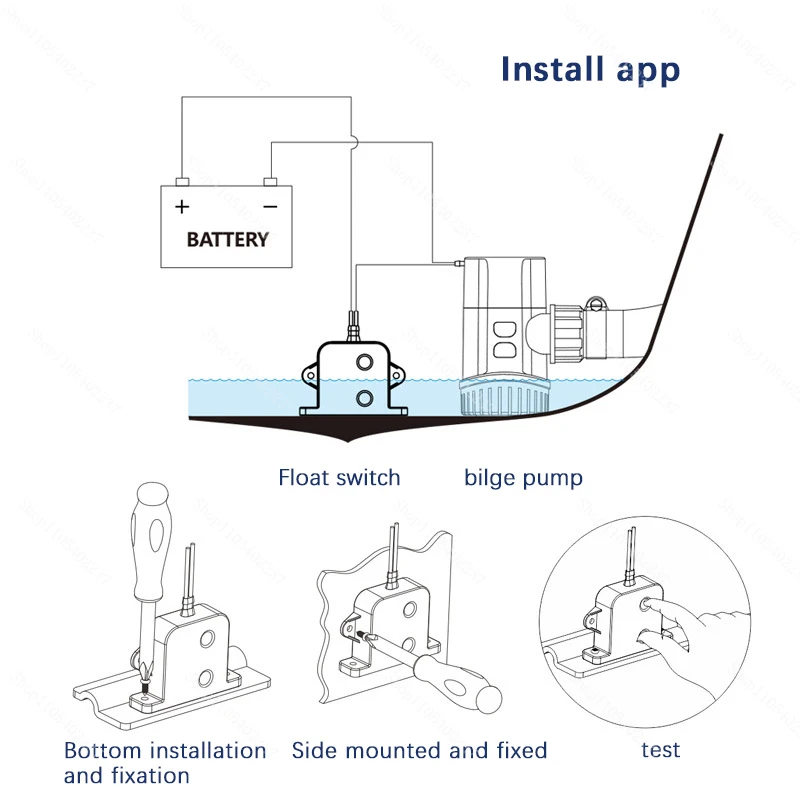 Marine Water Level Switch Alarm System Water Level Sensor New Yacht Bilge Pump Liquid Level Sensor Switch
Marine Water Level Switch Alarm System Water Level Sensor New Yacht Bilge Pump Liquid Level Sensor Switch