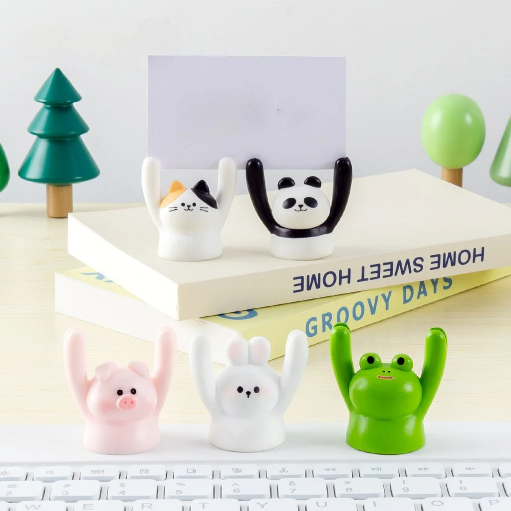 Cute Cartoon Memo Clips Kawaii Card Holder Message Note Photocards Holder Stand Desk Organizer Korean Stationery Office Supplies
Cute Cartoon Memo Clips Kawaii Card Holder Message Note Photocards Holder Stand Desk Organizer Korean Stationery Office Supplies