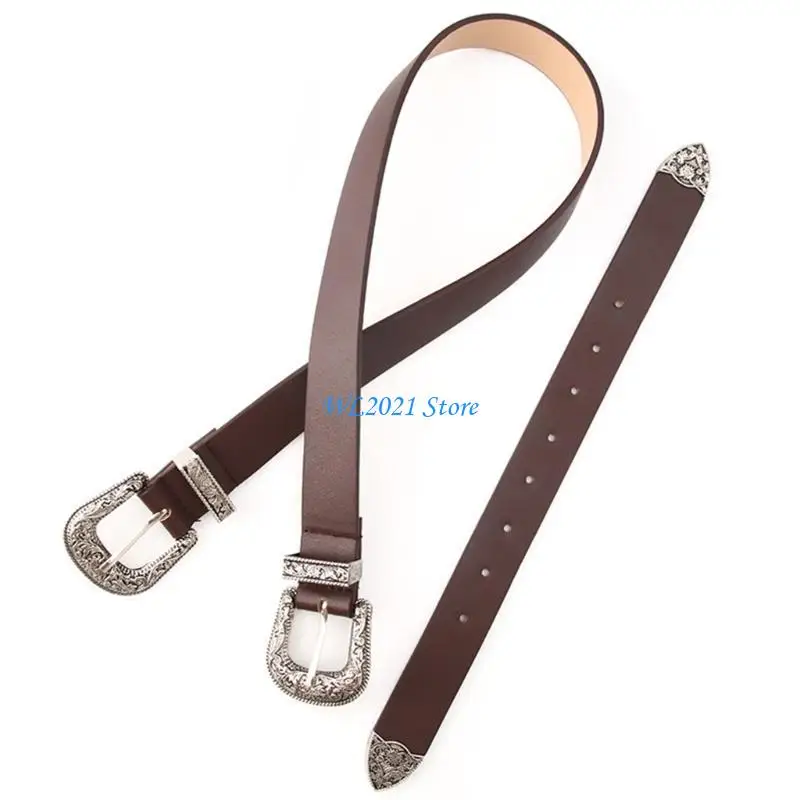 G5GC Vintage Western Belt Cowboy Belt Double-Buckle Western Belt Jean Buckle Belt
G5GC Vintage Western Belt Cowboy Belt Double-Buckle Western Belt Jean Buckle Belt