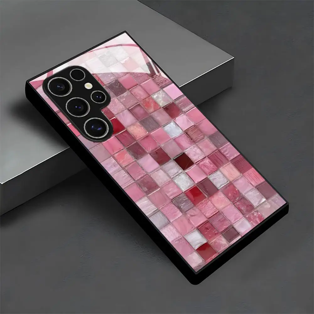 Pink Mosaic Tile Pattern glass Phone Case For Samsung Galaxy S26 S25 S24 S22 S23 Ultra S21 S20 Plus 5G Non-Slip Full Cover
Pink Mosaic Tile Pattern glass Phone Case For Samsung Galaxy S26 S25 S24 S22 S23 Ultra S21 S20 Plus 5G Non-Slip Full Cover