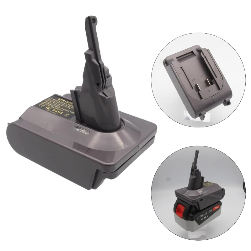 Battery Adapter Converter BPS18V7V8 for Black Decker 18V Li-ion Batteries Converted To for Dyson V7 V8 Series Vacuum Cleaner 
Battery Adapter Converter BPS18V7V8 for Black Decker 18V Li-ion Batteries Converted To for Dyson V7 V8 Series Vacuum Cleaner