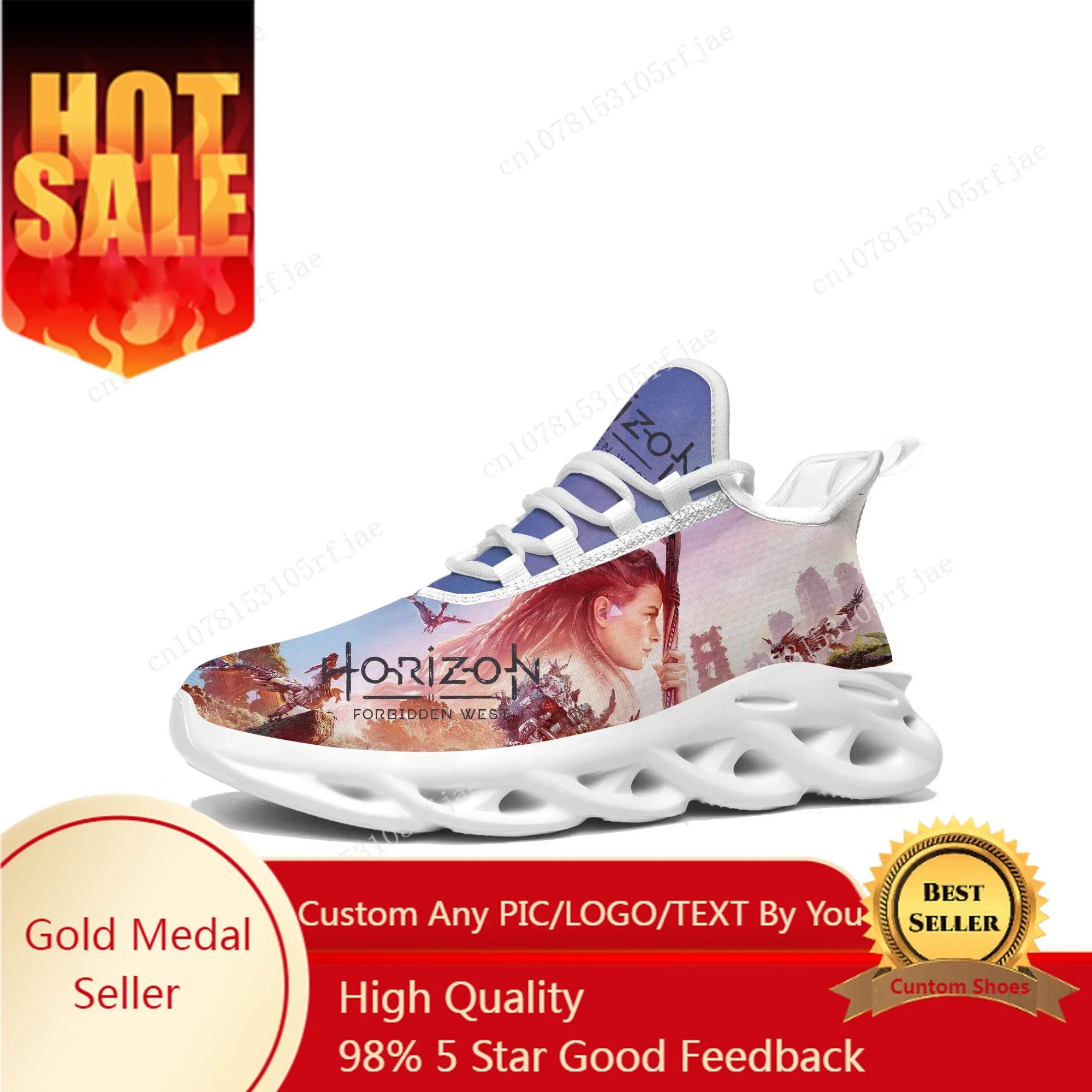 Horizon Forbidden West Sneakers Cartoon Game Mens Womens Teenager Sports Running Shoes Custom Built Lace Up Shoes
Horizon Forbidden West Sneakers Cartoon Game Mens Womens Teenager Sports Running Shoes Custom Built Lace Up Shoes