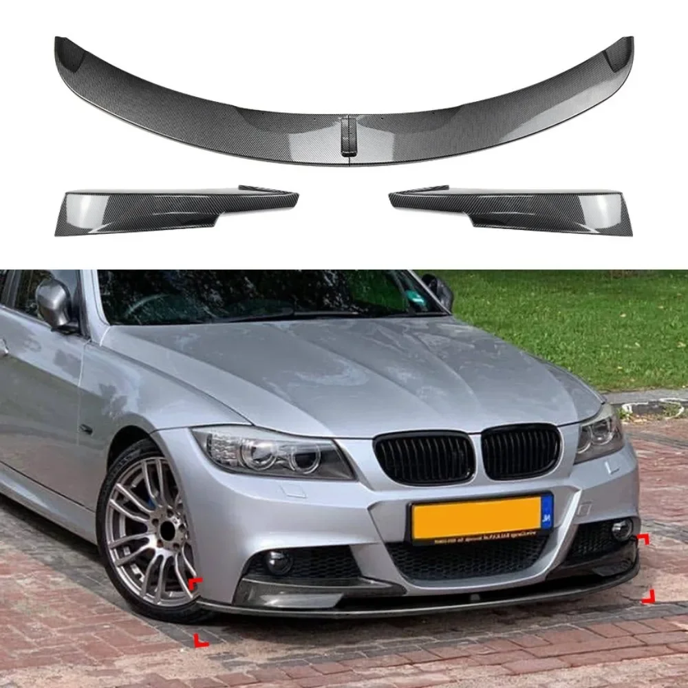 3 шт. для BMW 3 серии E90 E91 LCI M Sport 2009-2012, передний бампер автомобиля, разделитель губ, диффузор, комплекты кузова
3 шт. для BMW 3 серии E90 E91 LCI M Sport 2009-2012, передний бампер автомобиля, разделитель губ, диффузор, комплекты кузова