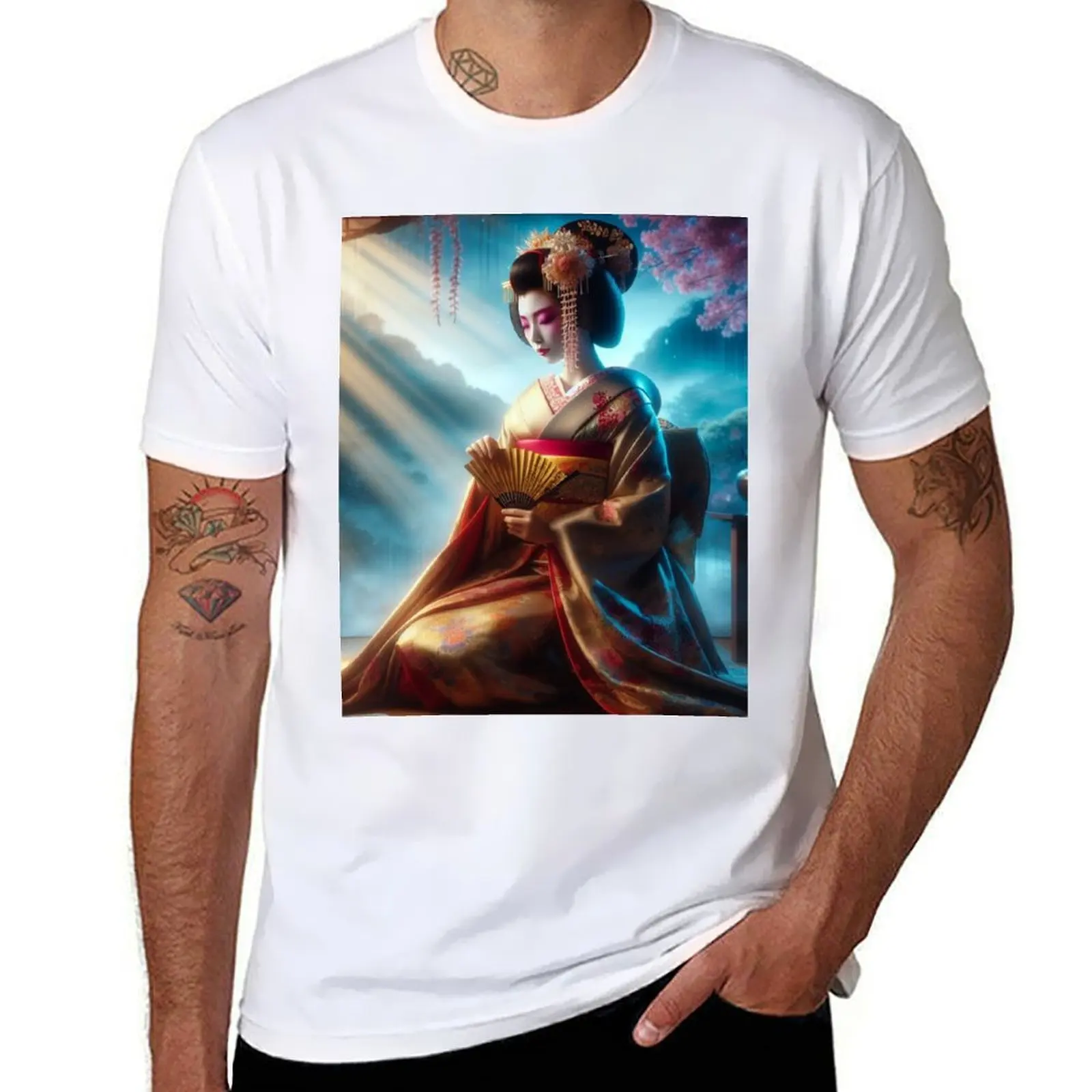 The geisha scene T-Shirt Basic Comfort Fit T-Shirt for Men
The geisha scene T-Shirt Basic Comfort Fit T-Shirt for Men