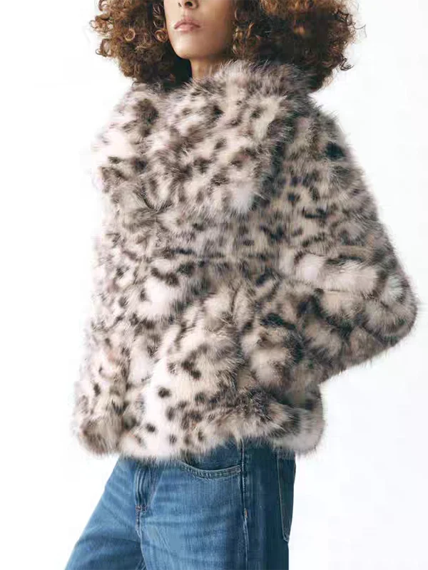 Осень 2024, длинная куртка из искусственного меха с животным принтом, женская верхняя одежда Quali 2024, осеннее женское пальто из синтетических волос Faion
Осень 2024, длинная куртка из искусственного меха с животным принтом, женская верхняя одежда Quali 2024, осеннее женское пальто из синтетических волос Faion