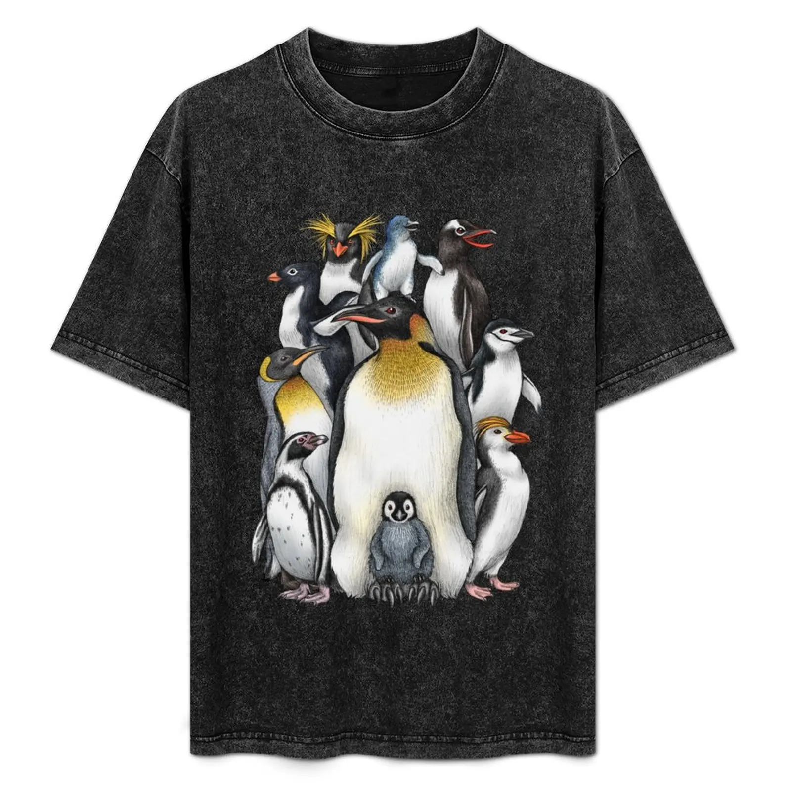 Penguin Obsession T-Shirt Basic Solid Color Short Sleeve T-Shirt
Penguin Obsession T-Shirt Basic Solid Color Short Sleeve T-Shirt
