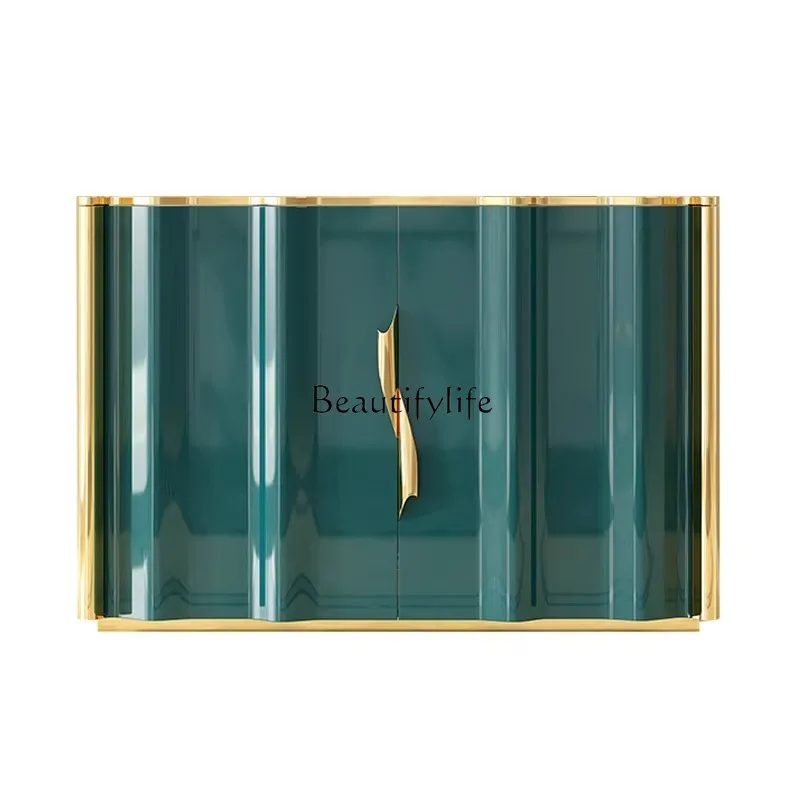 **Light luxury home entrance cabinet Italian luxury bright paint storage art decorative dining side cabinet
**Light luxury home entrance cabinet Italian luxury bright paint storage art decorative dining side cabinet