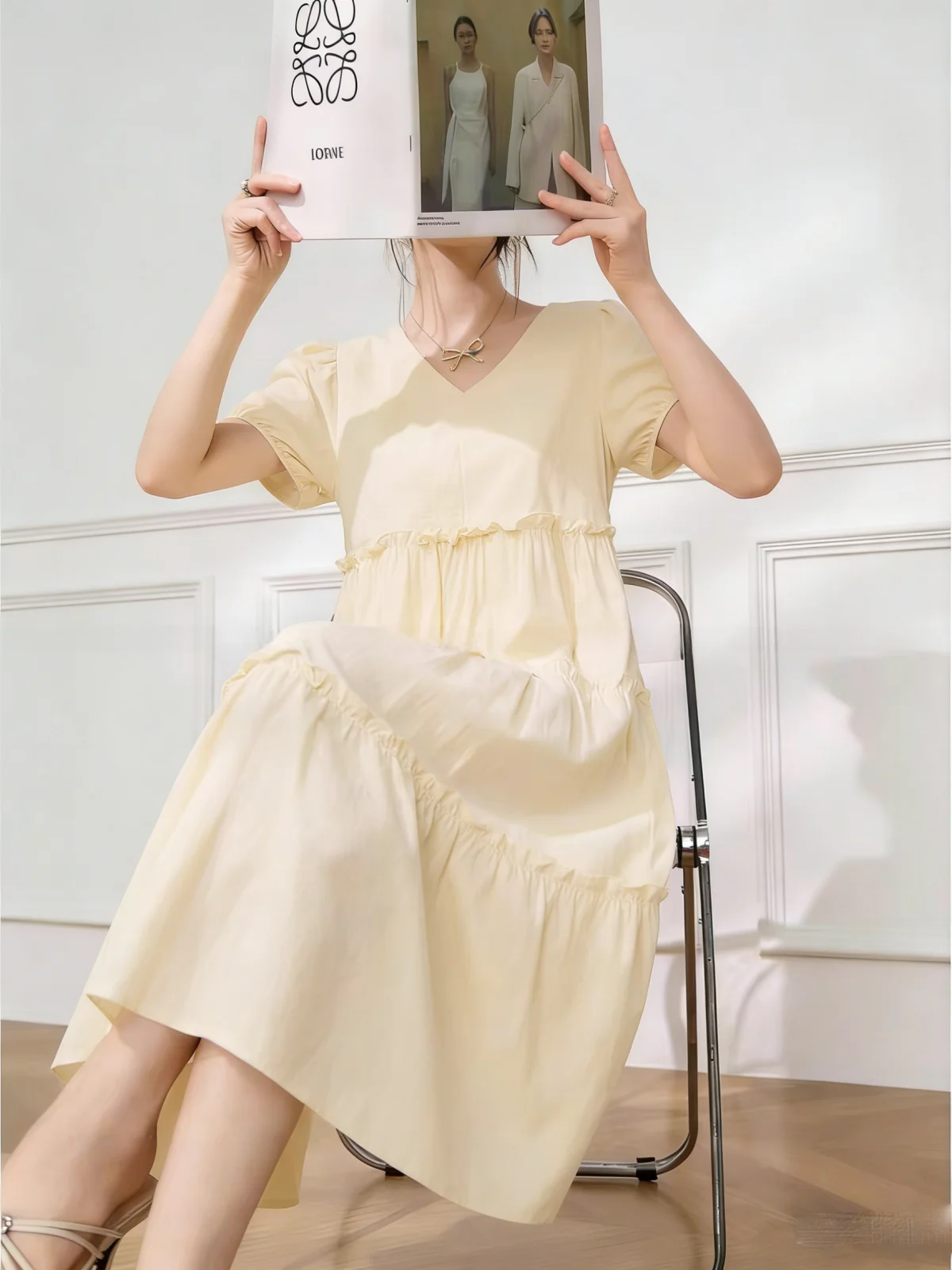 Lulu Fashion Versatile Dress 2026 New Simple Slimming Long Dress High Waist A-Line Skirt Casual Summer Women's Dress
Lulu Fashion Versatile Dress 2026 New Simple Slimming Long Dress High Waist A-Line Skirt Casual Summer Women's Dress