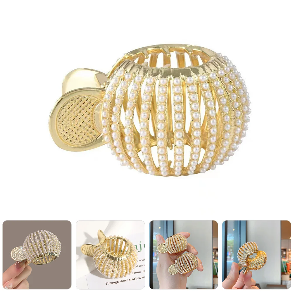 Metal Ponytail Cuff Clip with Pearl Decor Alloy Hair Barrette for Women Strong Claw Clip Suitable for Thin and Thick Hair Styles
Metal Ponytail Cuff Clip with Pearl Decor Alloy Hair Barrette for Women Strong Claw Clip Suitable for Thin and Thick Hair Styles