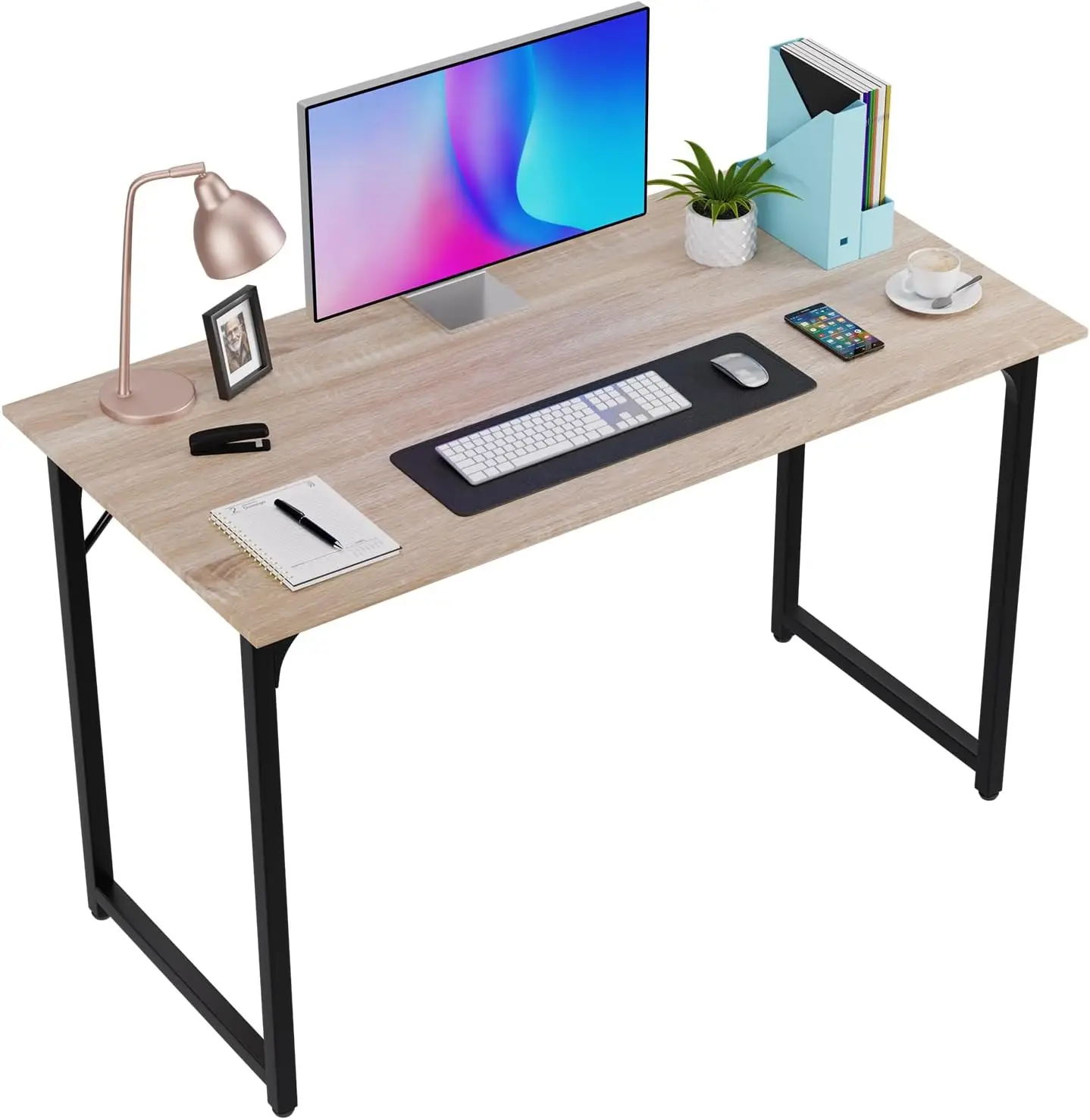 47 inches Computer Desk/Home Office Desk/Writing Study Table/Modern Simple Style PC Desk with Metal Frame,Nature
47 inches Computer Desk/Home Office Desk/Writing Study Table/Modern Simple Style PC Desk with Metal Frame,Nature