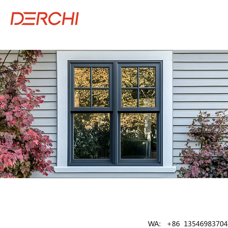 Thermal Insulation Double Hung Window Double Pane Low-E Glass Slide Up Design Soundproof Residential Window
Thermal Insulation Double Hung Window Double Pane Low-E Glass Slide Up Design Soundproof Residential Window