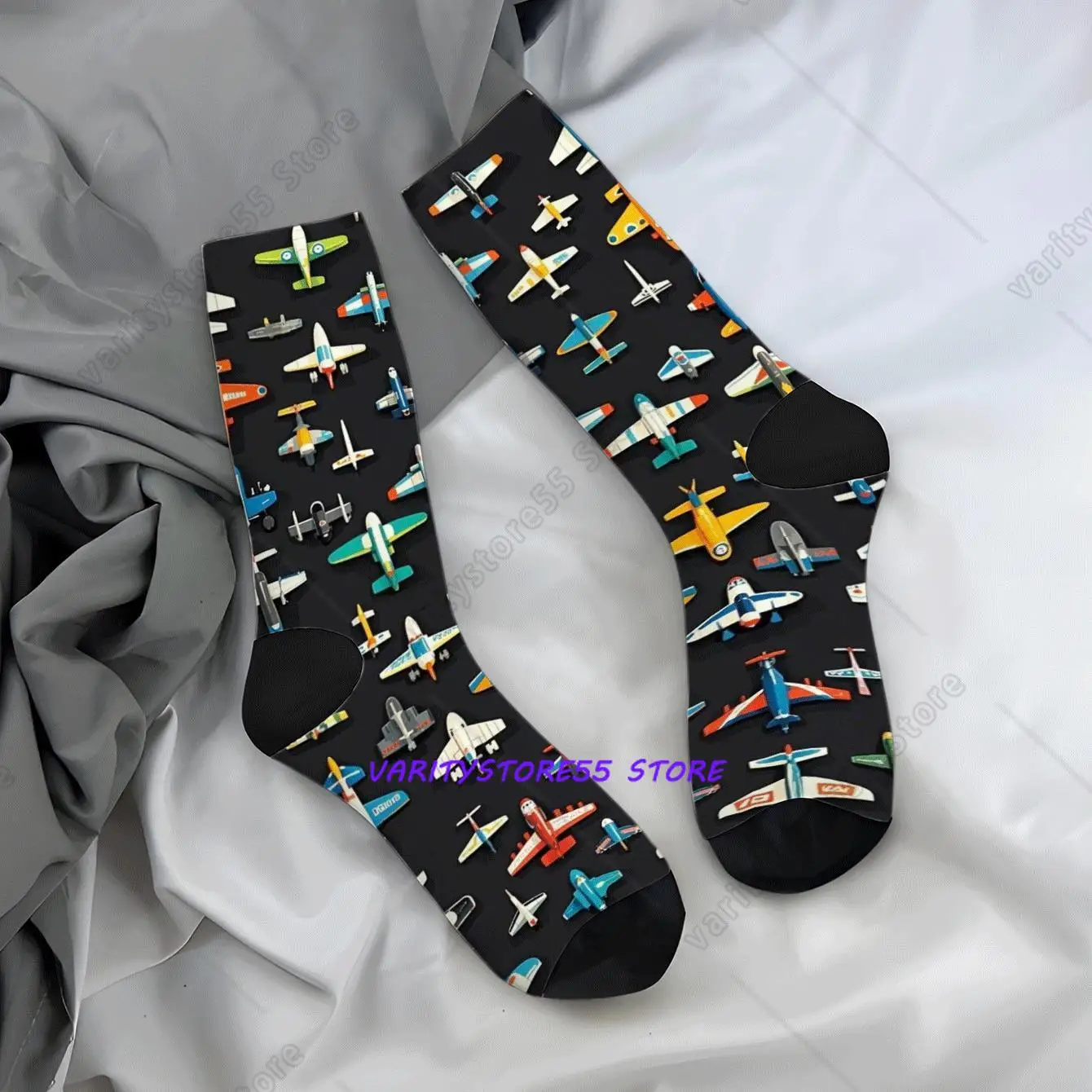Toy Airplane Colorful Stockings Spring Leisure Comfortable Socks Printed Running Sports Non-Slip Socks
Toy Airplane Colorful Stockings Spring Leisure Comfortable Socks Printed Running Sports Non-Slip Socks