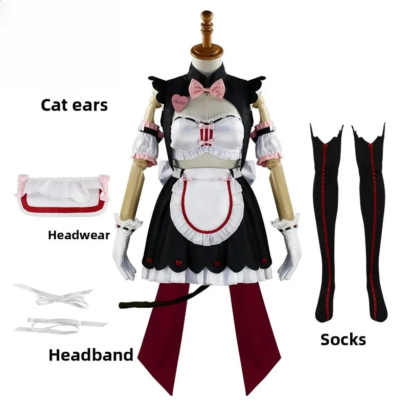 ob Outfit Costume Set - Dual Color Anime Maid Dress with Cat Ear & Apron, Ideal for Cosplay Events & Theme Pa 158gj
ob Outfit Costume Set - Dual Color Anime Maid Dress with Cat Ear & Apron, Ideal for Cosplay Events & Theme Pa 158gj