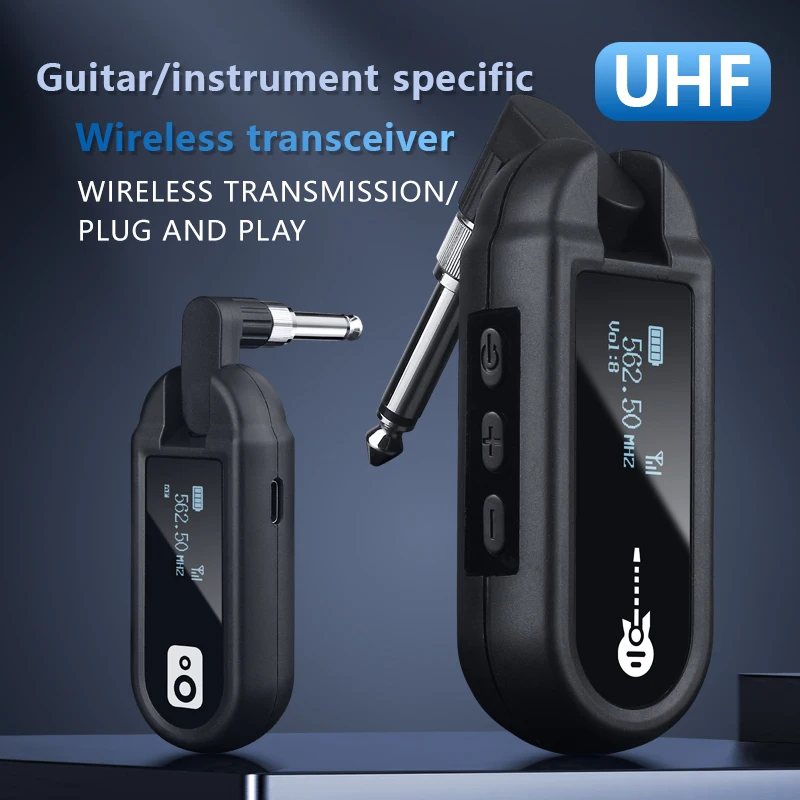 M02 UHF Guitar Wireless Transmitter/Receiver | 30m Range, Active Noise Cancelling, Type-C Charge, 8H Battery, Multi-Unit Use
M02 UHF Guitar Wireless Transmitter/Receiver | 30m Range, Active Noise Cancelling, Type-C Charge, 8H Battery, Multi-Unit Use