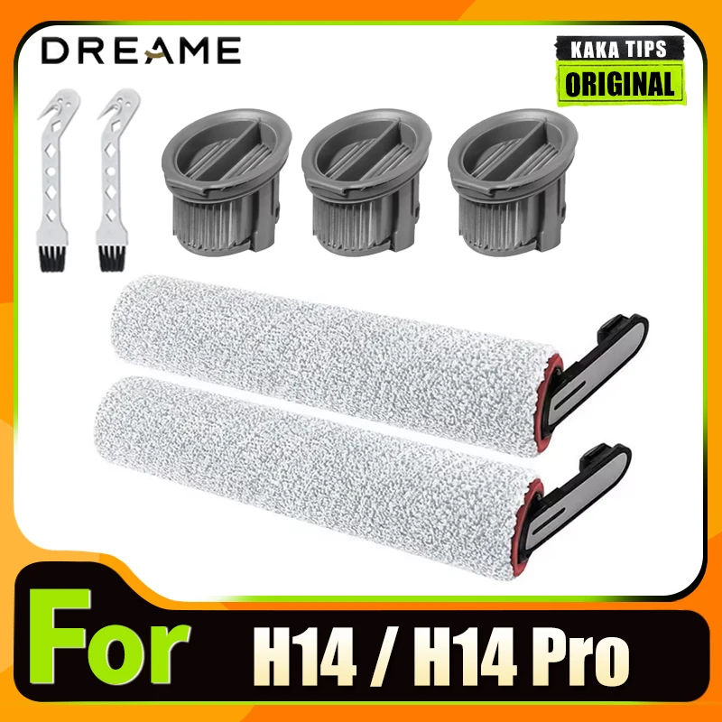 Brush Roller For Dreame H14 /H14 Pro /H20 Ultra Wet Dry HEPA Filter Accessories Holder Vacuum Cleaner Replacement Spare Parts
Brush Roller For Dreame H14 /H14 Pro /H20 Ultra Wet Dry HEPA Filter Accessories Holder Vacuum Cleaner Replacement Spare Parts