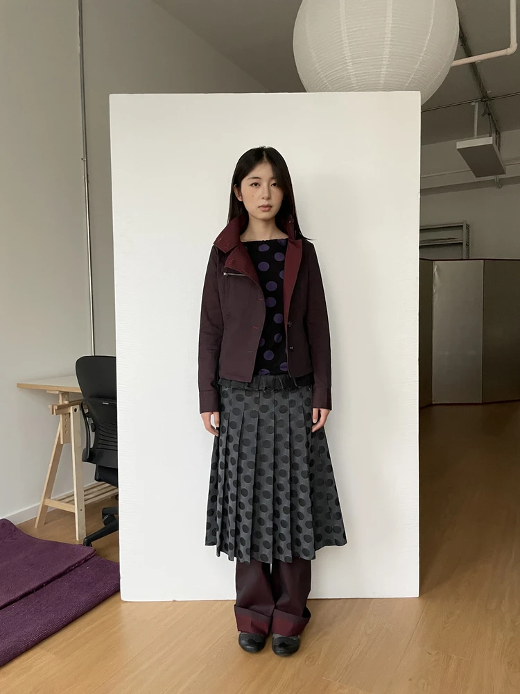 Y Retro Stand Collar Jaet Slim Fit Waist Cinching ort High Collar 90s Sle Women's Cotton Blend Long Sve Top
Y Retro Stand Collar Jaet Slim Fit Waist Cinching ort High Collar 90s Sle Women's Cotton Blend Long Sve Top