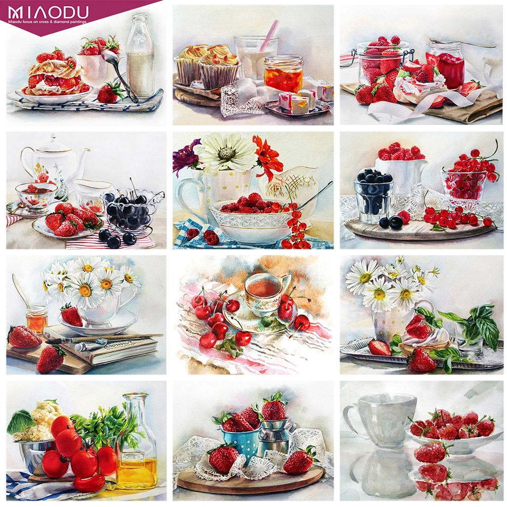 Strawberry Salad Brunch 5D Diamond Painting Food Diamond Embroidery Cross Stitch Kits Art Mosaic Drill Landscape Home Decor
Strawberry Salad Brunch 5D Diamond Painting Food Diamond Embroidery Cross Stitch Kits Art Mosaic Drill Landscape Home Decor