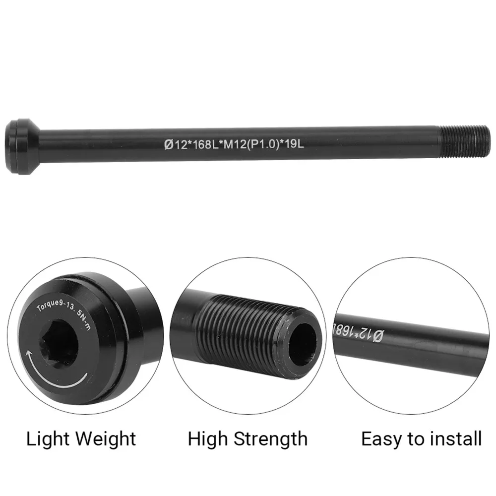 1.0 Thread Pitch Bike Thru Axle 142*12 Thread Aluminum Alloy Rear Fork Thru Axle M12(P1.0)*19 Thru Axle Skewer Bike Repair
1.0 Thread Pitch Bike Thru Axle 142*12 Thread Aluminum Alloy Rear Fork Thru Axle M12(P1.0)*19 Thru Axle Skewer Bike Repair