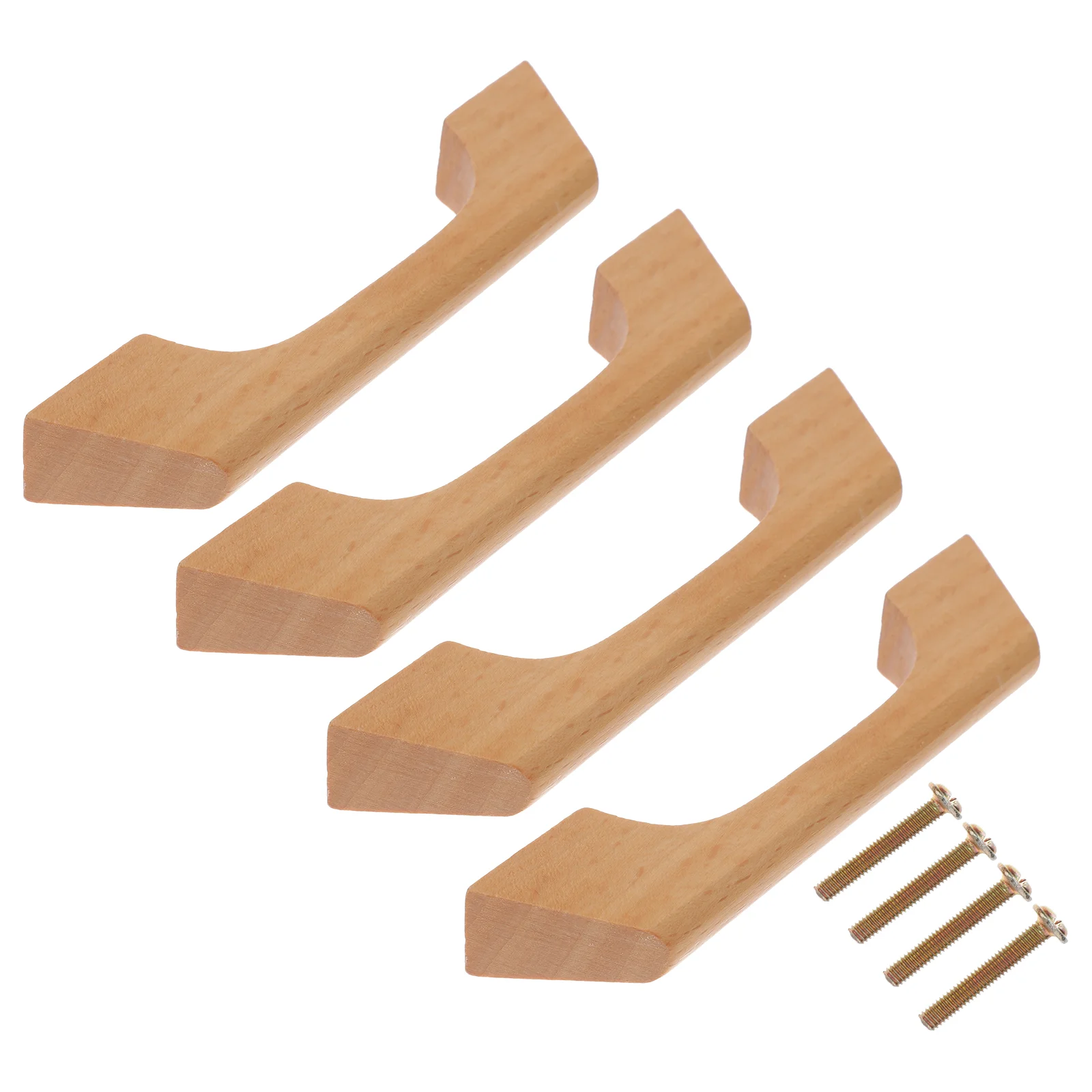 4 Pcs Furniture Door Handle Kitchen Cabinet Handles Dresser Drawer Pulls Wardrobe Wood Beech for Drawers
4 Pcs Furniture Door Handle Kitchen Cabinet Handles Dresser Drawer Pulls Wardrobe Wood Beech for Drawers