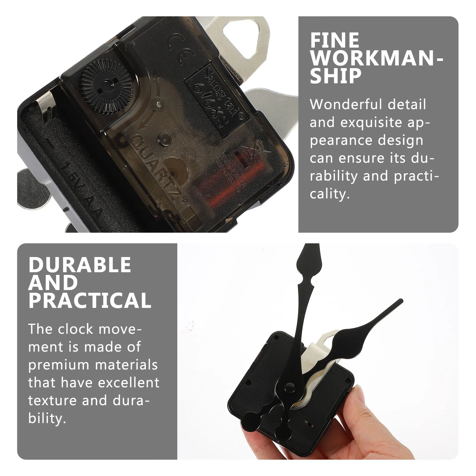 2 set 2 Sets Silent Replacement Wall Mechanism Diy Parts Home Movement Set Mute Wall Clock Movement Durable Clock Mechanism Easy
2 set 2 Sets Silent Replacement Wall Mechanism Diy Parts Home Movement Set Mute Wall Clock Movement Durable Clock Mechanism Easy