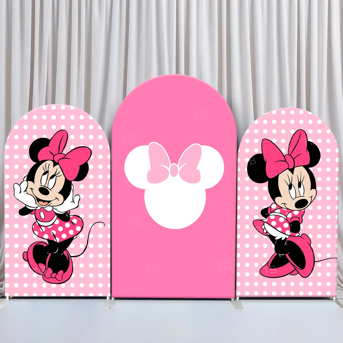 TB Disney Minnie Mouse Arch Backdrop Cover Pink Girls Birthday Party Decoration Baby Shower Photograph Background Elastic Fabric
TB Disney Minnie Mouse Arch Backdrop Cover Pink Girls Birthday Party Decoration Baby Shower Photograph Background Elastic Fabric