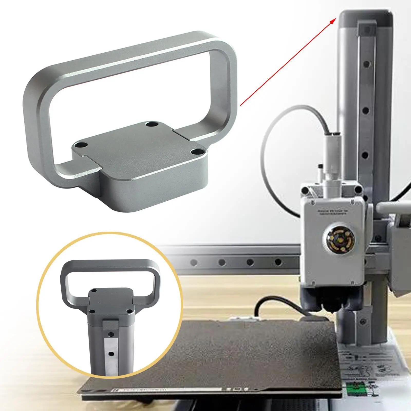 Набор металлических ручек для 3D-принтера Детали 3D-принтера Простая установка Легко носить с собой 
Набор металлических ручек для 3D-принтера Детали 3D-принтера Простая установка Легко носить с собой
