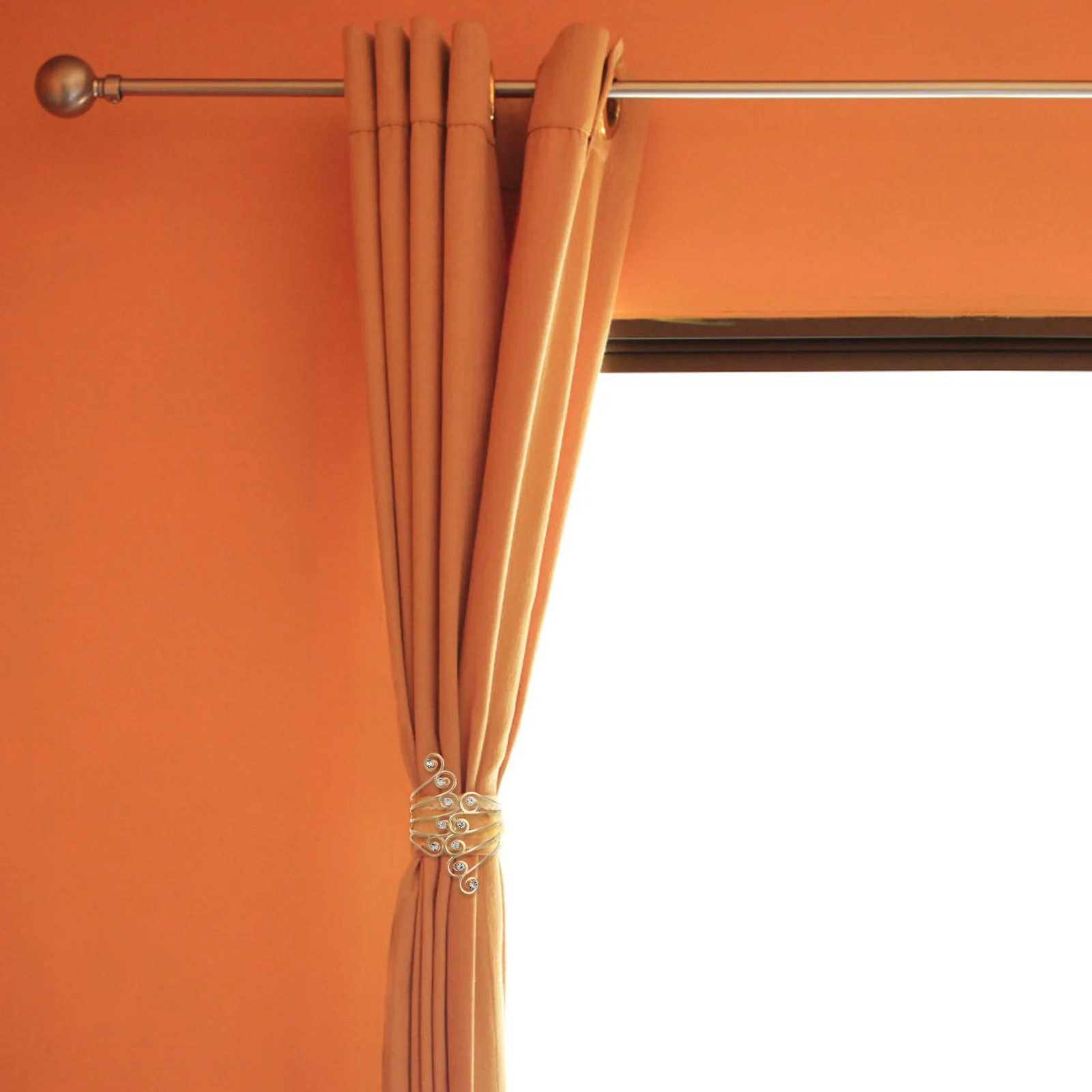 2Pcs Elegant Curtain Tiebacks Rope Holders Secure Clip Design for Home Window Decoration Stylish Drapery Organizers
2Pcs Elegant Curtain Tiebacks Rope Holders Secure Clip Design for Home Window Decoration Stylish Drapery Organizers