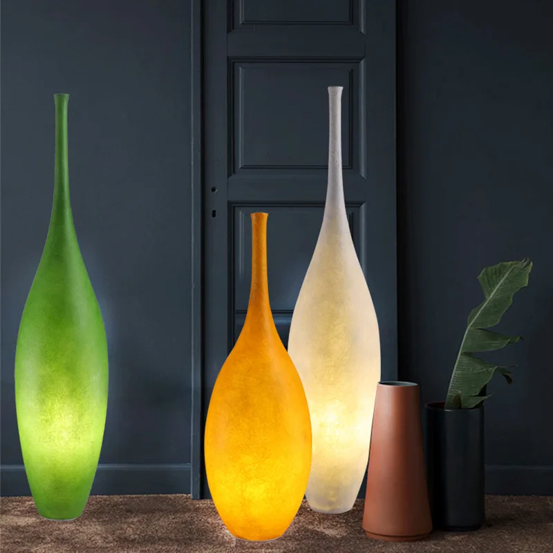 Nordic living room ins Internet celebrity wabi wind LED vase floor lamp designer
Nordic living room ins Internet celebrity wabi wind LED vase floor lamp designer