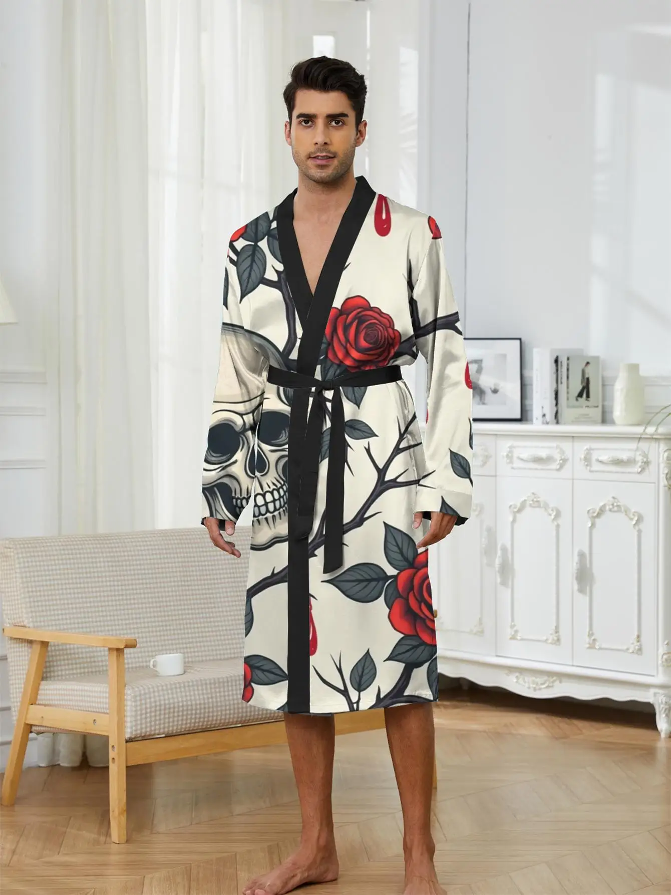 1pc Men's Robes 2026 Spring/Summer Polyester Men's Pajamas Graphic Robes 3D Printed Bathrobe for Man Men's Bathrobe Dressing Gow
1pc Men's Robes 2026 Spring/Summer Polyester Men's Pajamas Graphic Robes 3D Printed Bathrobe for Man Men's Bathrobe Dressing Gow