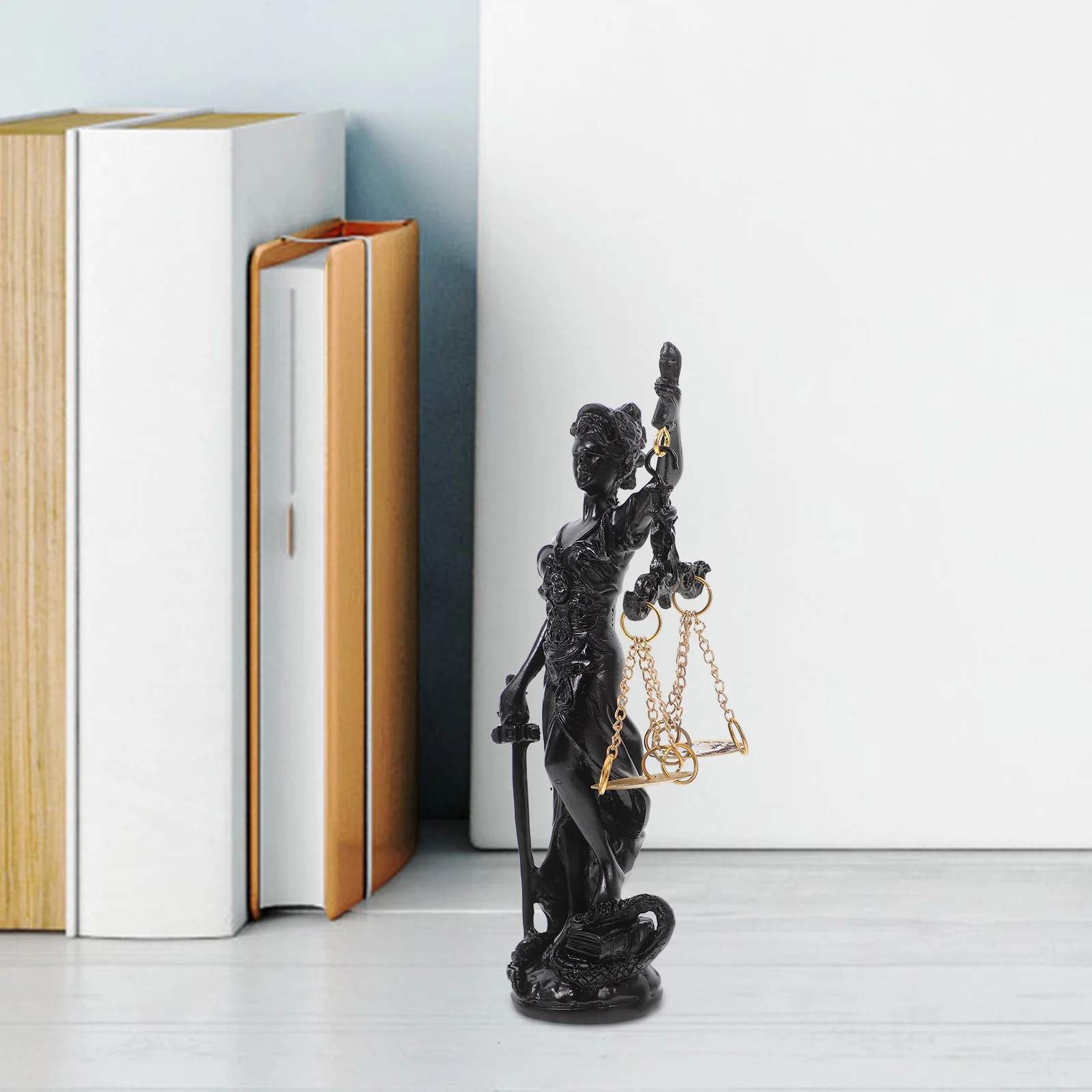 Exquisite Black Resin Statue Detailed Craftsmanship Greek Goddess Justice Figurine Home Office Decor Elegant
Exquisite Black Resin Statue Detailed Craftsmanship Greek Goddess Justice Figurine Home Office Decor Elegant