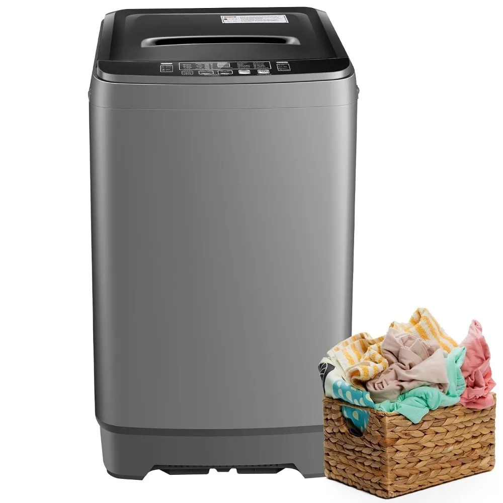 17.6 lbs Full Automatic Portable Washer with Drain Pump, 10 Programs, 8 Water Levels, LED Display, for Apartment RV Dorm, Custom
17.6 lbs Full Automatic Portable Washer with Drain Pump, 10 Programs, 8 Water Levels, LED Display, for Apartment RV Dorm, Custom
