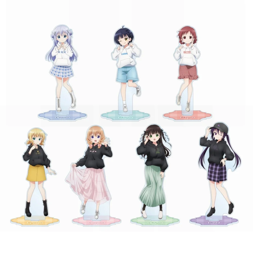 Guo Xiao Luo Anime Peripheral Store Maya Joga Megumi Natsu Syaro Kirima Cocoa Hoto Chino Kafu Acrylic Stand desktop ornament
Guo Xiao Luo Anime Peripheral Store Maya Joga Megumi Natsu Syaro Kirima Cocoa Hoto Chino Kafu Acrylic Stand desktop ornament