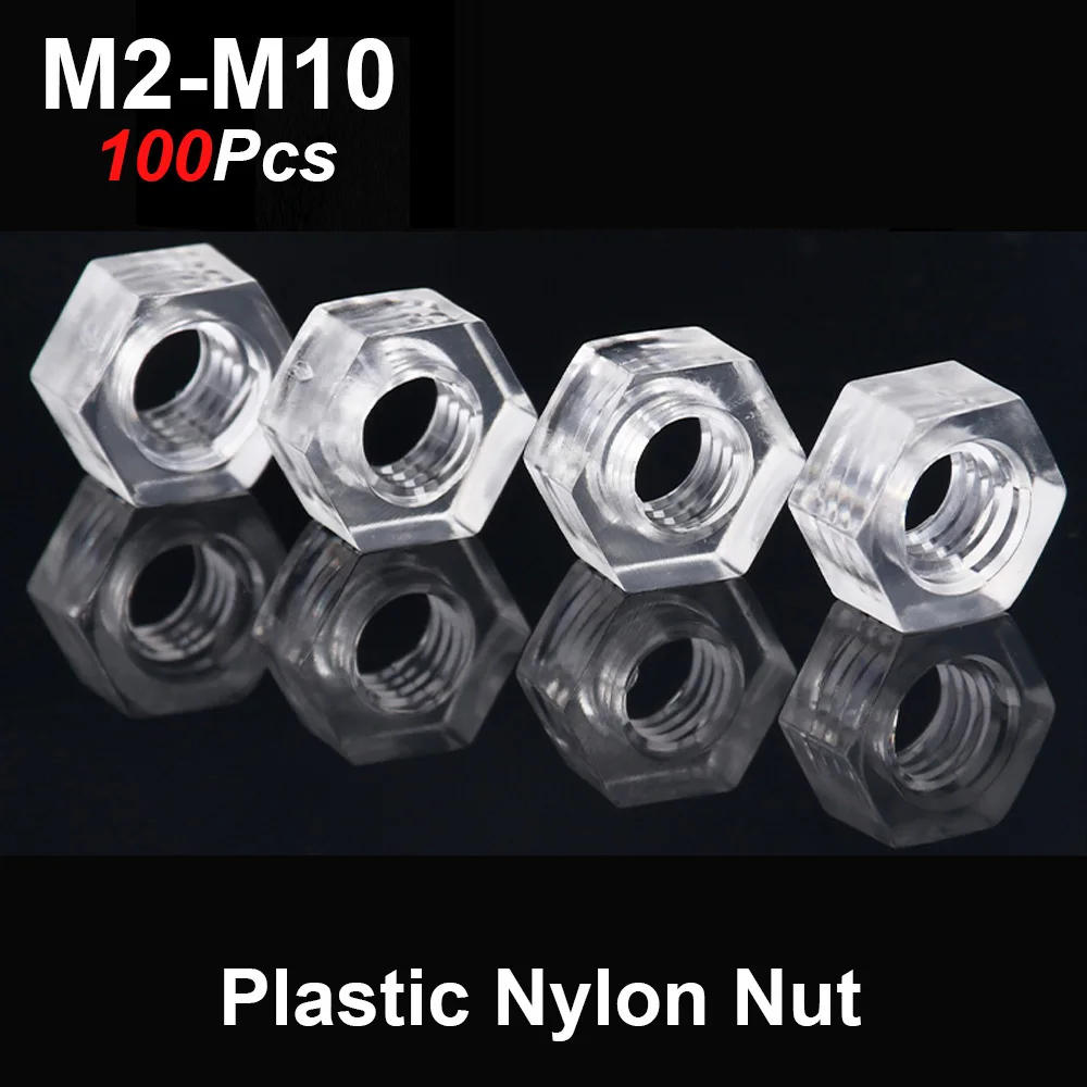 M2 M2.5 M3 M4 M5 M6 M8 M10 Transparent Plastic Hex Hexagon Nylon Nut Plastic PC Nuts Metric Thread Suit For Screws Bolt
M2 M2.5 M3 M4 M5 M6 M8 M10 Transparent Plastic Hex Hexagon Nylon Nut Plastic PC Nuts Metric Thread Suit For Screws Bolt