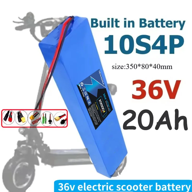 36V 10S4P 20AH 18650 Lithium-ion Battery - Used for 42V Electric Scooter Battery Pack, with Built-in BMS Protection
36V 10S4P 20AH 18650 Lithium-ion Battery - Used for 42V Electric Scooter Battery Pack, with Built-in BMS Protection