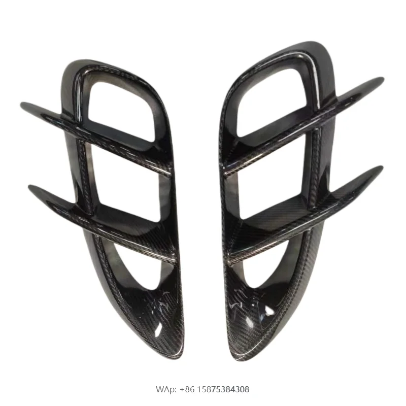 High Quality TAKD Style Dry Carbon Fiber Side Vent 718 Boxster Cayman Side Intake Grille
High Quality TAKD Style Dry Carbon Fiber Side Vent 718 Boxster Cayman Side Intake Grille