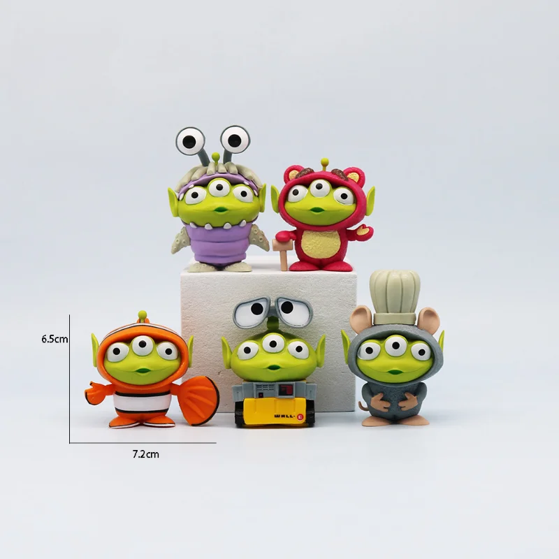 5pcs/set DSN Toys Story Alien Cosplay Wall E Nemo Ratatouille Remy Action Figure Toys Kawaii Collection Model Doll Gift
5pcs/set DSN Toys Story Alien Cosplay Wall E Nemo Ratatouille Remy Action Figure Toys Kawaii Collection Model Doll Gift