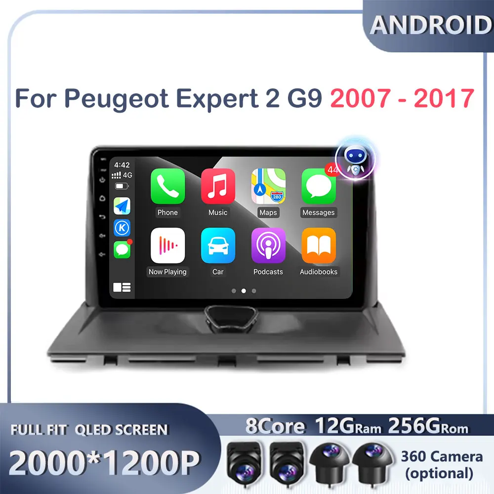 Android Auto Radio Car Multimedia GPS Video For Peugeot Expert 2 G9 2007 2008 2009 2010 20211 2012- 2017 Wireless CarPlay 4G
Android Auto Radio Car Multimedia GPS Video For Peugeot Expert 2 G9 2007 2008 2009 2010 20211 2012- 2017 Wireless CarPlay 4G