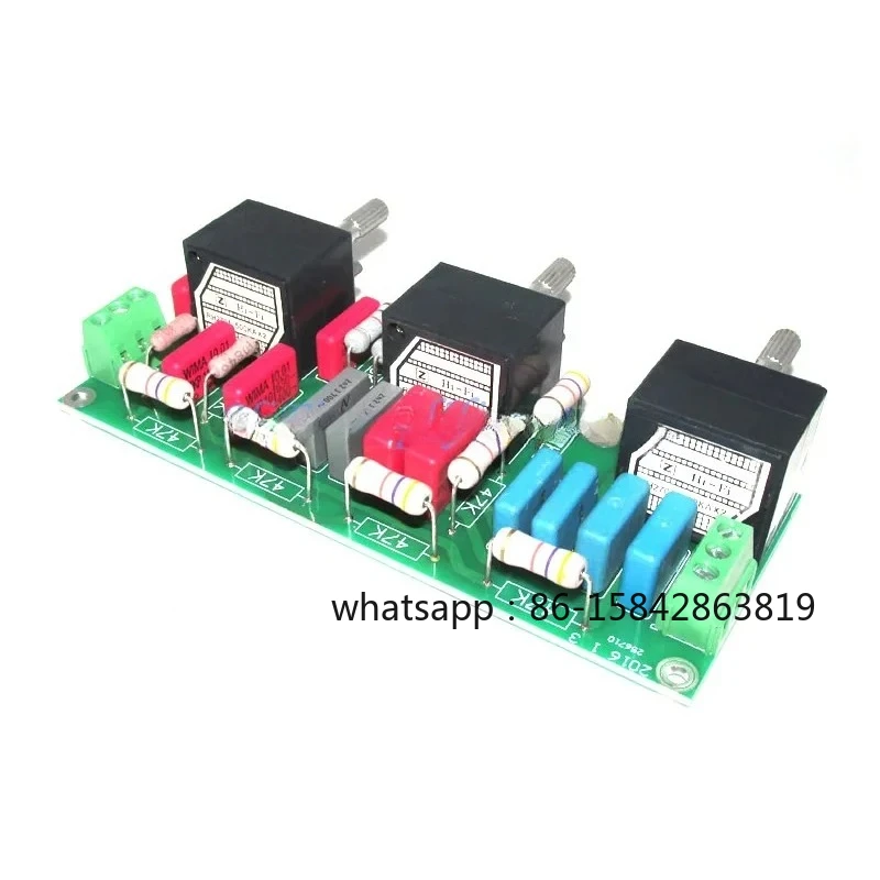 Treble, midrange, bass attenuation tone plate, continuously adjustable, Japanese ALPS 500K blue shell potentiometer LG175
Treble, midrange, bass attenuation tone plate, continuously adjustable, Japanese ALPS 500K blue shell potentiometer LG175