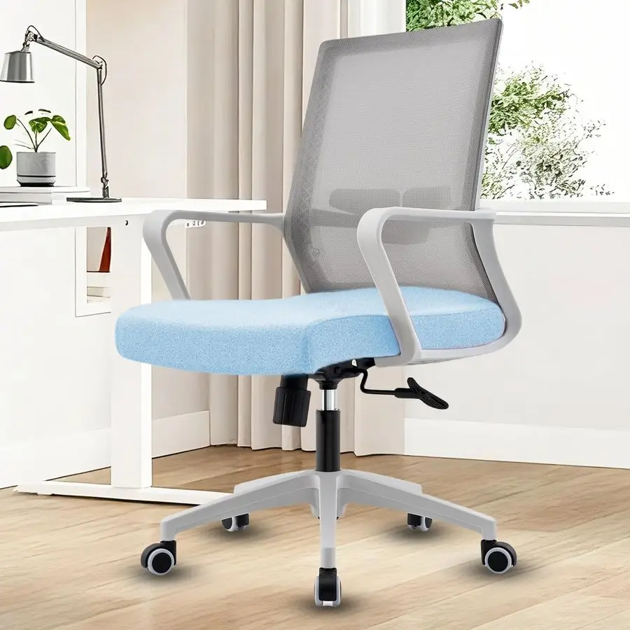 Chair ergonomically Designed with Breathable mesh backrest and Lumbar Support Adjustable Height Suitable for Offices Homes bedro
Chair ergonomically Designed with Breathable mesh backrest and Lumbar Support Adjustable Height Suitable for Offices Homes bedro