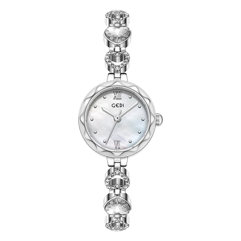 Женские легкие роскошные часы-браслет в стиле ретро, нишевые высококачественные легкие роскошные темпераментные кварцевые часы со стразами в форме сердца
Женские легкие роскошные часы-браслет в стиле ретро, нишевые высококачественные легкие роскошные темпераментные кварцевые часы со стразами в форме сердца