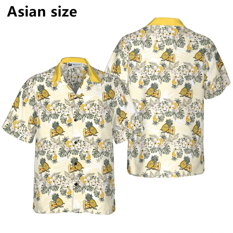 Pineapple Fruit Hawaiian Shirts For Men Women 3d Printed Fashion Blouses Casual Beach Camisas Summer Men's Vacation Lapel Shirt
Pineapple Fruit Hawaiian Shirts For Men Women 3d Printed Fashion Blouses Casual Beach Camisas Summer Men's Vacation Lapel Shirt