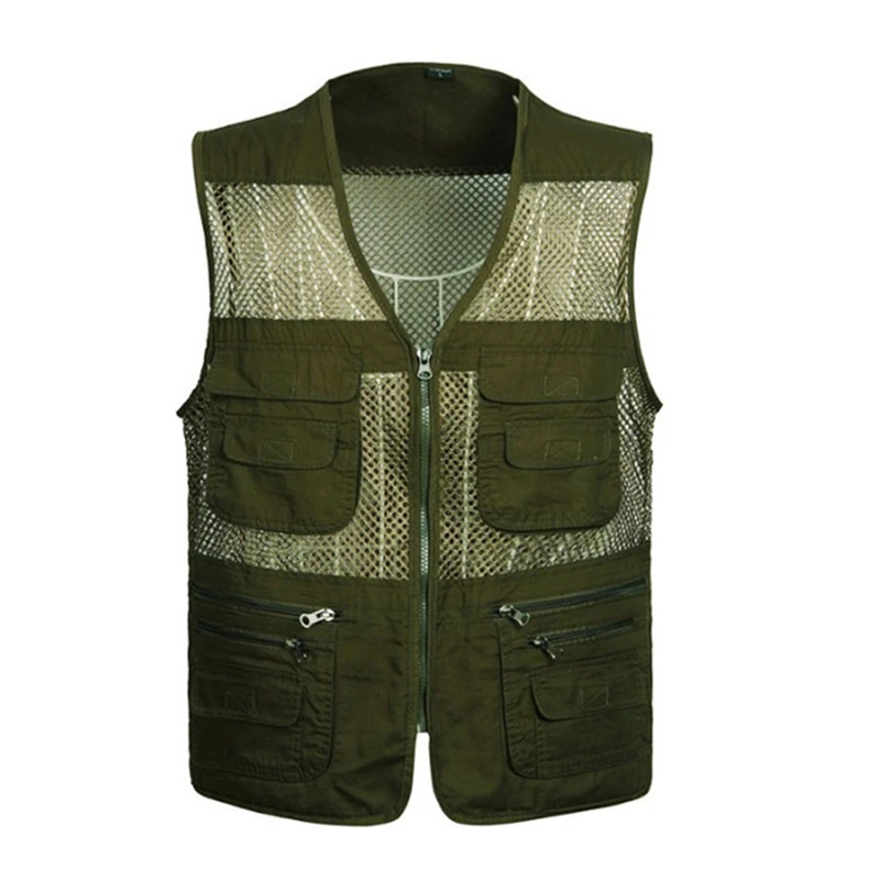 2024 Men's Mesh Waistcoat Quick Drying Vests Male Pockets Outdoor Men Multi-pocket Fishing Vest Work Sleeveless Jacket
2024 Men's Mesh Waistcoat Quick Drying Vests Male Pockets Outdoor Men Multi-pocket Fishing Vest Work Sleeveless Jacket