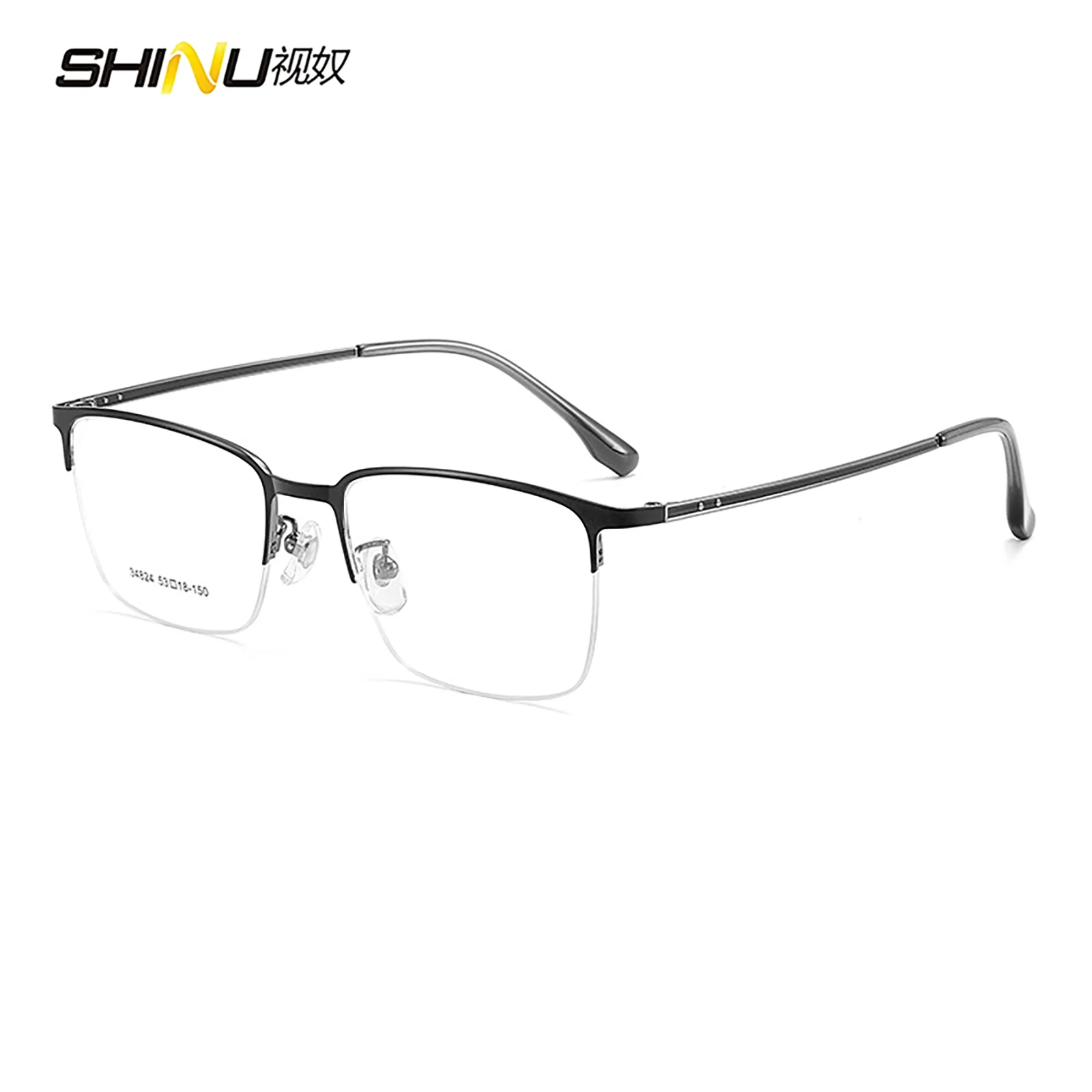 Мужские полуоправные деловые очки SHINU, очки в полуоправе с диоптриями для мужчин, очки для коррекции близорукости с защитой от синего света, 147 мм
Мужские полуоправные деловые очки SHINU, очки в полуоправе с диоптриями для мужчин, очки для коррекции близорукости с защитой от синего света, 147 мм