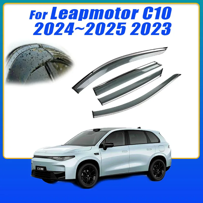 4x For Leapmotor C10 2024~2025 2023 Door Smoke Deflector Guards Windshield Car Side Window Visors Trim Rain Eyebrow Accessories
4x For Leapmotor C10 2024~2025 2023 Door Smoke Deflector Guards Windshield Car Side Window Visors Trim Rain Eyebrow Accessories