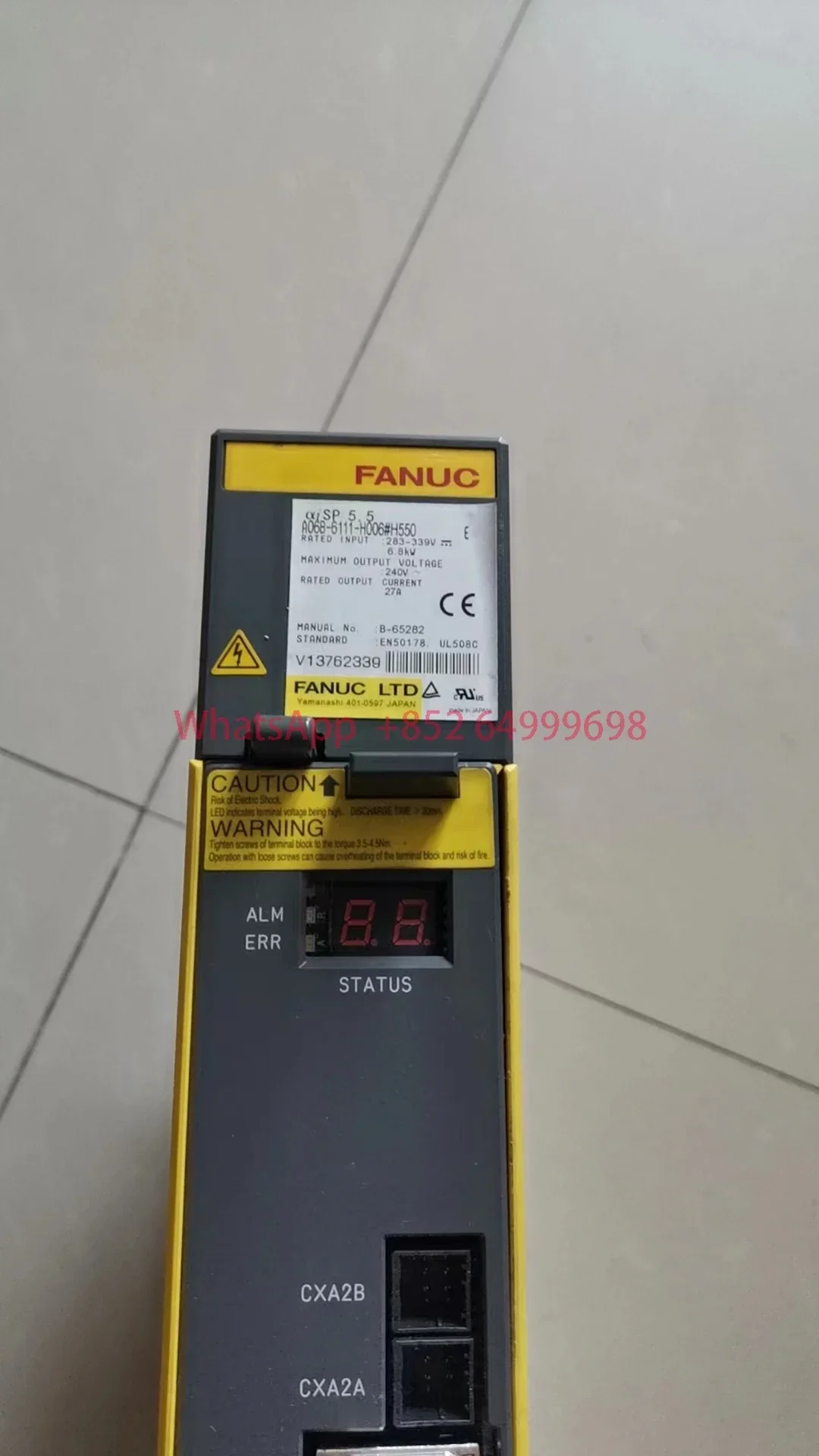 A06B-6111-H006#H550 Servo Drive Amplifier Module For CNC Machine tested ok
A06B-6111-H006#H550 Servo Drive Amplifier Module For CNC Machine tested ok