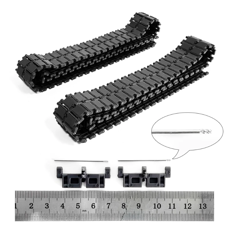 1/16 RC Tank Nylon Track Accessories 2A4/1A5remote Control Off-road Vehicle Parts Boy Model Toy Modification Special Accessories
1/16 RC Tank Nylon Track Accessories 2A4/1A5remote Control Off-road Vehicle Parts Boy Model Toy Modification Special Accessories